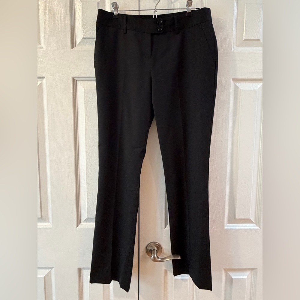 Indochino Black Newbury Wool Lined Pants Size 8?